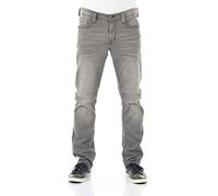 MUSTANG Real X Oregon Tapered K - Pantalones vaqueros elásticos para hombre, 87% algodón, color azul, negro y gris, Gris Claro Denim (311), 38W x 34L