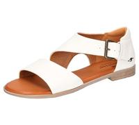 MUSTANG Sandalia para mujer, 1388-810, color blanco, talla 39 EU, Blanco, 39 EU