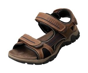 MUSTANG Sandalias casuales para caminar para hombre en nueces, Tuercas, 9.5 UK