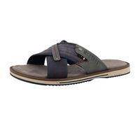 MUSTANG Sandalias clásicas para hombre, sandalias de hombre, Azul 00003, 45 EU