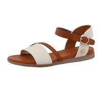 MUSTANG Sandalias clásicas para mujer, sandalias de mujer, Blanco 00002, 38 EU