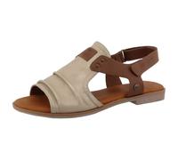 MUSTANG Sandalias clásicas para mujer, sandalias de mujer, Crema 02022, 40 EU