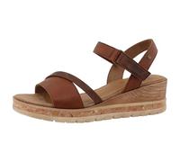 MUSTANG Sandalias clásicas para mujer, sandalias de mujer, Marrón 00012, 37 EU