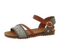 MUSTANG Sandalias clásicas para mujer, sandalias de mujer, Verde 02927, 37 EU