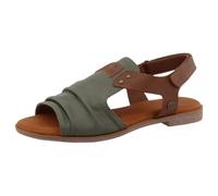 MUSTANG Sandalias clásicas para mujer, sandalias de mujer, Verde 02927, 39 EU