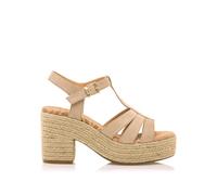 MTNG Sandalias de tacón Mujer Sandalias de tacón Courtney 51820 Mujer | Sandalias de tacón Casual | Cierre con Hebilla | 56913 | Beige
