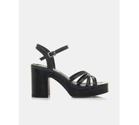 MTNG Sandalias de tacón para mujer Britt 59609 - Cierre con hebilla - Negro