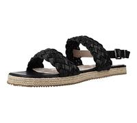 Mustang Sandalias Flat Negro