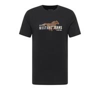 MUSTANG Style Austin Camiseta, Jet Black 4188, XXL Hombres