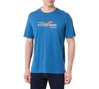 Mustang Style Austin T-Shirt, Dark Blue 5232, L Hombre