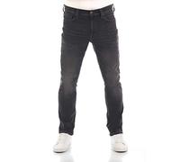 Mustang Vegas - Vaqueros para hombre, corte delgado, algodón, elástico, negro, gris, azul, talla 30 - w40, Denim Black (4000-883), 34W x 30L
