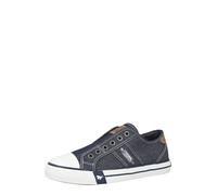 MUSTANG Zapatillas sin cordones azul oscuro / caramelo / blanco 39 azul oscuro / caramelo / blanco