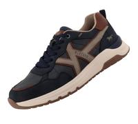MUSTANG Zapatos bajos para hombre, azul marino, 43 EU