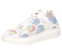 MUSTANG Zapatos de Mujer 1468-301 con Cordones, Blanco/Azul, 40 EU