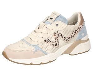 MUSTANG Zapatos de Mujer 1512-302 con Cordones, Beige Azul Claro, 39 EU