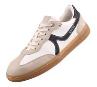 MUSTANG Zapatos para Mujer 1511-303, con Cordones, Blanco/Negro, Talla 40 EU, Blanco y Negro, 40 EU