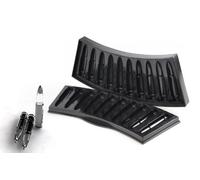 Mustard Ice Tray - Molde para Hacer Cubitos de Hielo con Forma de Bala de Ametralladora