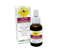 Mustard o Mostaza de campo (Sinapis arvensis) Flores emocionales o Flores de Bach Naturalma - Gotas 30 ml - Extracto líquido sin alcohol - Esencias florales - Vegano