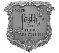 Mustard Seed Visera Clip - con fe Todas Las Cosas Son posibles - Coche - Automóvil Matthew 17: 20 Gran Regalo - Nunca Conduzca más rápido Que tu ángel de la Guarda Puede Volar