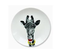 Mustard - wild dining - gina giraffe ceramic dinner plate