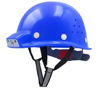 Mustbau Casco Obra con Iluminación, Casco Seguridad Construcción Recargable por USB, 2 Niveles de Iluminación, Diadema Ajustable de 53 a 62cm