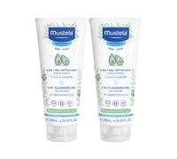 Mustela 2 en 1 Gel Limpiador Corporal y Capilar 2x200ml
