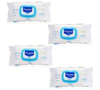 Mustela Toallitas Limpiadoras, Perseosa de Aguacate Natural y Aloe Vera - 70 Unidades