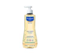 Mustela Aceite de Baño Limpiador Perséose de Aguacate BIO, Cuerpo y Maquillaje, Bebé y Toda la Familia - No quema los ojos, Específico para Pieles Secas, 98% Ingredientes de Origen Natural (500ml)