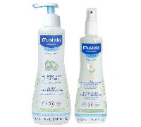 Mustela Agua Limpiadora sin Aclarado con Aguacate Bio 300 ml + Agua para Peinar Refrescante 200 ml
