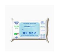 Mustela Baby-Child Unscented Water-Based Wipes Compostable At Home 60 Units