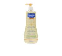 Mustela Aceite de Baño Limpiador Perséose de Aguacate BIO, Cuerpo y Maquillaje, Bebé y Toda la Familia - No quema los ojos, Específico para Pieles Secas, 98% Ingredientes de Origen Natural (500ml)