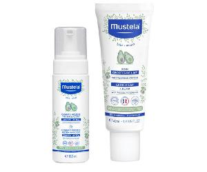 Mustela Champú Mousse Recién Nacido 150 ml + Crema Costra Láctea 40 ml