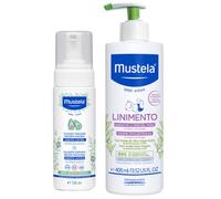 Mustela Champú Mousse Recién Nacido 150 ml + Linimento Higiene Zona del Pañal 400 ml