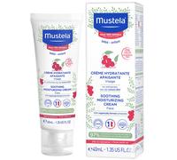 Mustela Crema Facial Calmante Perseosa de Aguacate BIO, Rostro, Bebés, Toda la Familia - Hidratante Suave de Uso Diario Ideal para Pieles Hipersensibles, 97% Ingredientes de Origen Natural (40ml)