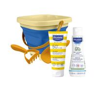 Mustela Cubo de Playa Leche Solar SPF50 & Gel Limpiador Cuerpo y Cabello