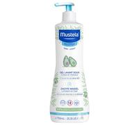 Mustela Gel Limpiador Suave, Cuerpo y Cabello, para Bebés, Niños, Apto para Toda la Familia - Limpia con suavidad y no quema los ojos, 93% Ingredientes de Origen Natural (750ml)
