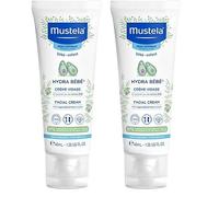 Mustela Hydra Crema Facial Bebé con Perseosa BIO de Aguacate y Vitamina E, Cara Bebé, Niños, Toda la Familia - Hidrata y Mantiene la Piel Suave, 97% Ingredientes de Origen Natural (40ml)