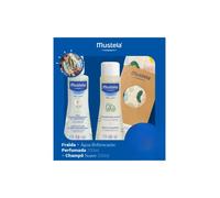 Mustela Kit Mustela Agua Refrescante Perfumada 200ml + Mustela Champú Suave 200ml + Oferta Pañal de Tela
