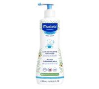 Mustela - Loción limpiadora sin aclarado para recién nacidos, suave e hipoalergénica, ideal para rostro, manos y zona del pañal, 500 ml