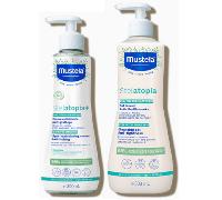 Mustela Stelatopia Crema Relipidizante Antipicor BIO 300 ml + Stelatopia Gel de Baño 500 ml