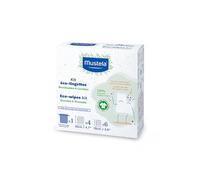 Mustela Toallitas Reutilizables 100% Algodón GOTS para el Cambio de Pañal, Cuerpo y Maquillaje, Bebé y Toda la Familia - Limpian la Piel y Absorben la Suciedad, Aptas para Pieles Sensibles (10 uds.)