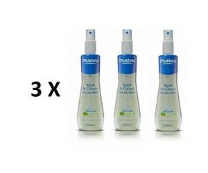MUSTELA Trio Agua de Colonia Sin Alcohol 200ML (3 unidades)
