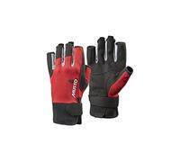 Musto Essential Sailing Yachting and Dinghy Guantes Cortos para Dedos Rojo - Adultos Unisex - Ligero. Transpirable - Estiramiento fácil