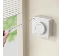MUSTORN Tendedero Retractil Pared Exterior, Doble Línea Cuerda Tendedero Pared Exterior Soporte De Pared Cuerdas para Tender Ropa Balcon Cuerda para Tender Ropa Exterior 4.6m(Blanco)