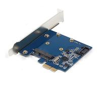 Mustpoint PCI-E to mSATA SSD+SATA3 Combo Expansion Converter Adapter PCIe to SATAIII Card Adaptador de Cable