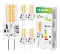 MUSUNIA Lámparas LED G4-3W PERS 3000K WHITE CALIENTE 300LM, Reemplazo de lámparas de halógeno de 30W, sin parpadeo no dimmable, AC/DC de 12V, 5 paquete