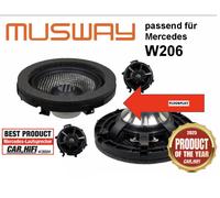 Juego de altavoces Musway CSM206C compatible con Mercedes Clase C A206 Cabrio