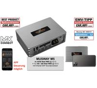 Musway M5 Amplificador Digital de 5 Canales con Procesador de Sonido DSP de...