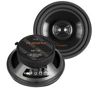 Musway ME120 Altavoces Auto Coaxial 2 Vías RMS 70 W 3 Ω Negro 12 cm