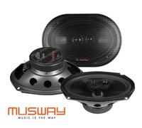 MUSWAY ME693 Altavoz coaxial ovalado de 3 vías 15 x 23 cm (6x9”) 250...
